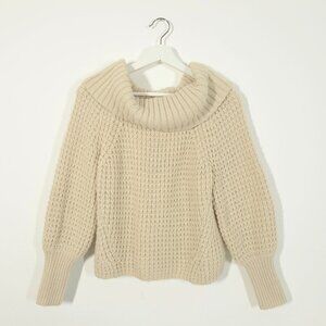 Express Chunky Knit Cowl Neck Sweater